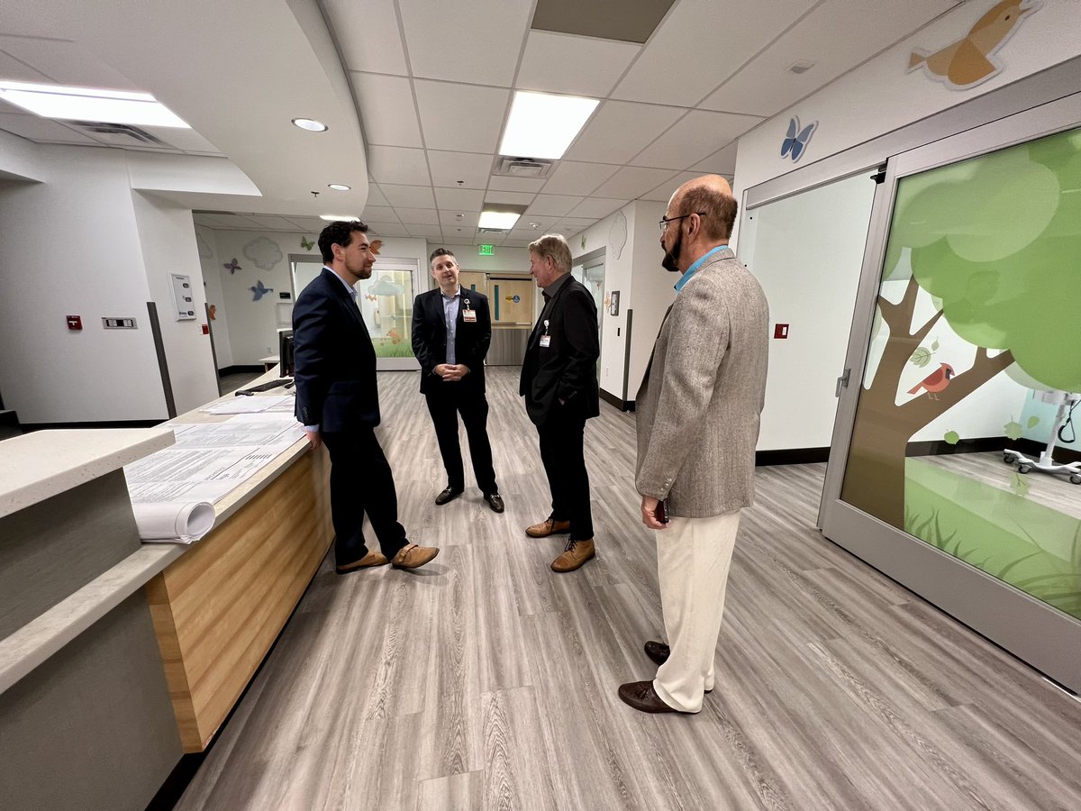 MichaelNaft's tweet photo. Previewing the brand new and soon to open Children’s Emergency Department at @DignityHealth’s @StRoseHospitals Sienna Campus. With a dedicated waiting room and kid friendly amenities the new ED will serve the area well! #AllAroundA https://t.co/mWNV3eUsyO