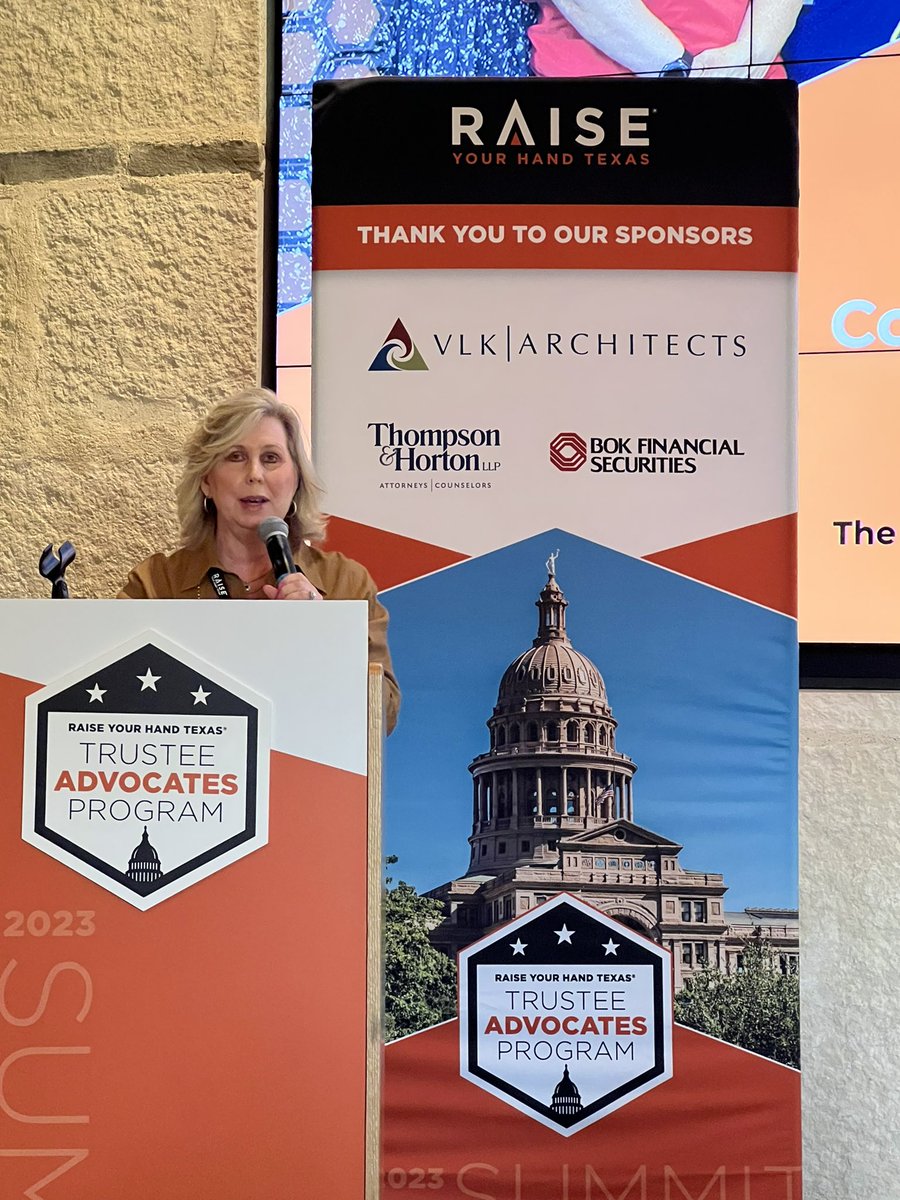 We kicked off the inaugural Trustee Advocates Program Summit tonight. The energy is high as @VLKArchitects welcomes everyone to become more enlightened and empowered about advocating for public education. #txlege #txed #schoolboards #advocacy