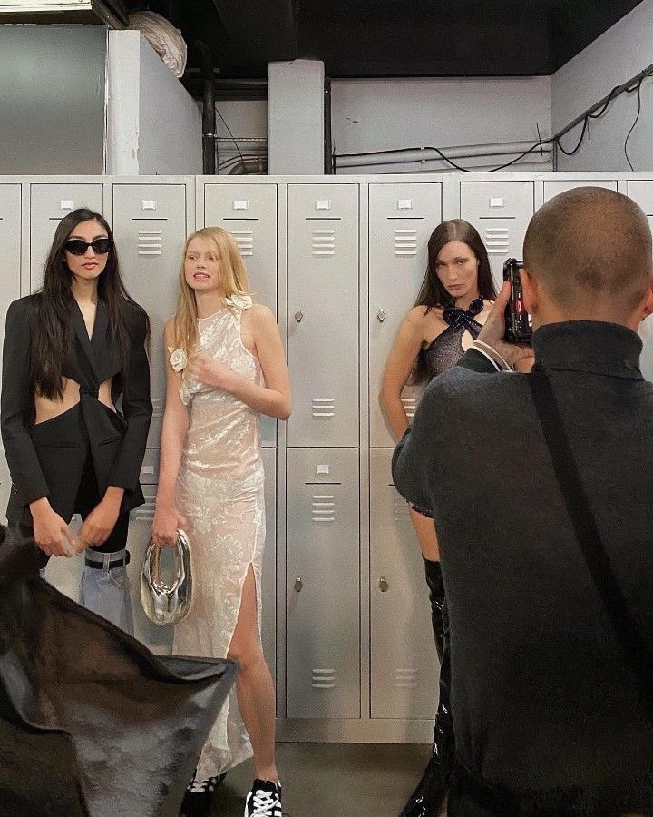 bottegasveneta's tweet photo. backstage @ coperni fw22 rtw https://t.co/hqJ687aChF