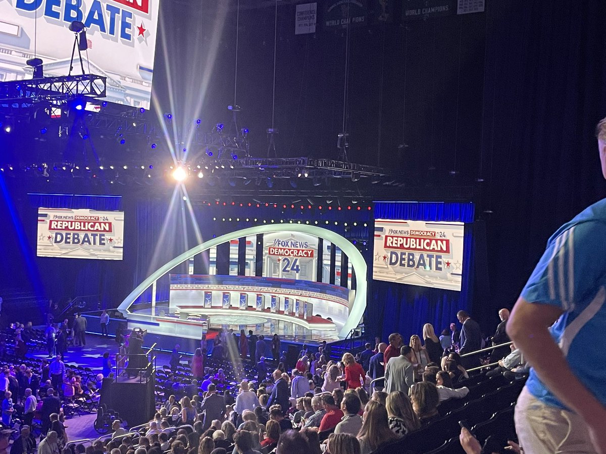 ALGOP's tweet photo. #TeamALGOP is in the house for the first GOP Presidential Debate of the 2024 election cycle. #gopdebatemke https://t.co/YN4nxWyvvA