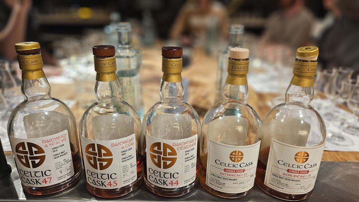 Busy night with <a href="/bar1661/">BAR1661</a> and <a href="/Celticwhiskey/">Celtic Whiskey Shop</a>. It was extremely hard to fault any of the drops but that Celtic cask 44 was just slightly above everything else for me. Bushmills with a  PX finish is a killer. 47 was amazing for its age and showcases what GND peat can be. Tis guuud!!