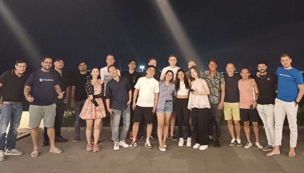 LFGTRT's tweet photo. Yesterday was a blast!
@CoinfestAsia's side event, Founders RoundTable and Algorand: Night in Bali. We had a great time connecting and meeting people from Web 3 and blockhain industry.
#FoundersRoundTable
#NightInAlgorand
#CoinfestAsia2023
#TheRoundTable https://t.co/7skXE9daY4