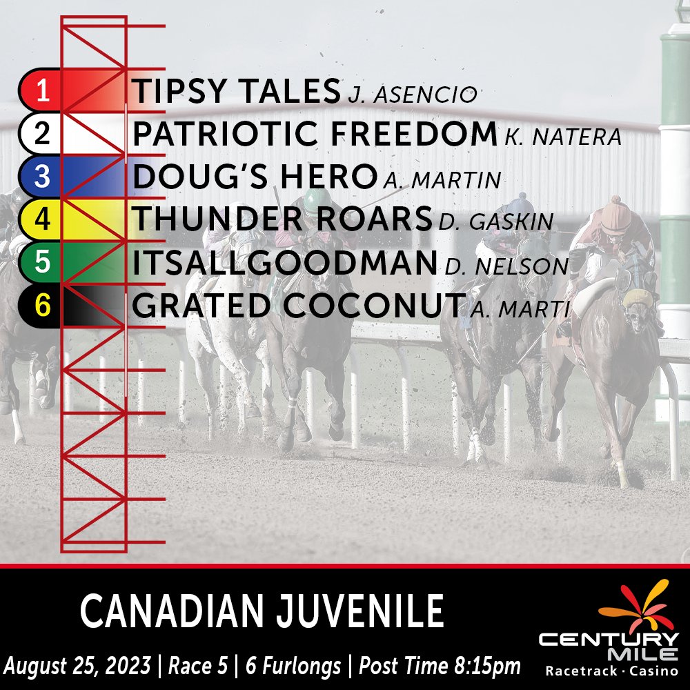 cntymile's tweet photo. Three stakes races to kick off your Derby weekend this Friday!
Join us for the CTM Distance, Princess Margaret Stakes, and the Canadian Juvenile!
First post at 6:15pm on Friday! If you can't make it to the track, you can always watch and wager online at https://t.co/ZrIZkzRIeS! https://t.co/K5esxoiZGq