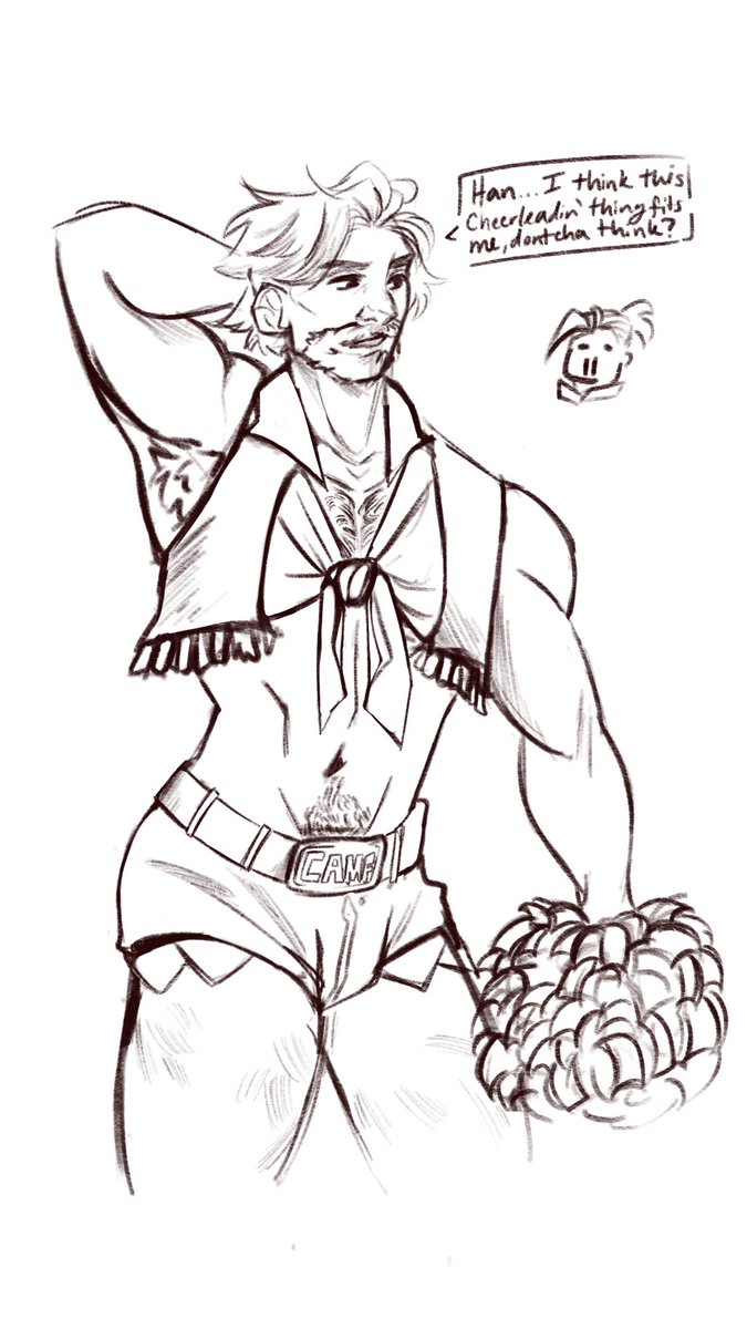 CalDraws_'s tweet photo. Cheer Ass MF 📣🎉🎉
#Overwatch2 #Overwatch2 #cassidy #yeehan #hanzo #opencommission #opencommissions #artistforhire #doodleart #sketchart https://t.co/oJsXuk9TTO