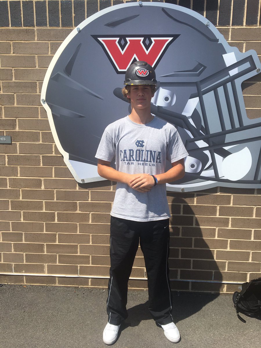 WestCabFB's tweet photo. Congratulations to Trenton Gaines for his selection as the “Hard Hat” player for his preparation and performance against NW Cabarrus last week.
#cometowork https://t.co/Yb5lNTVJFT
