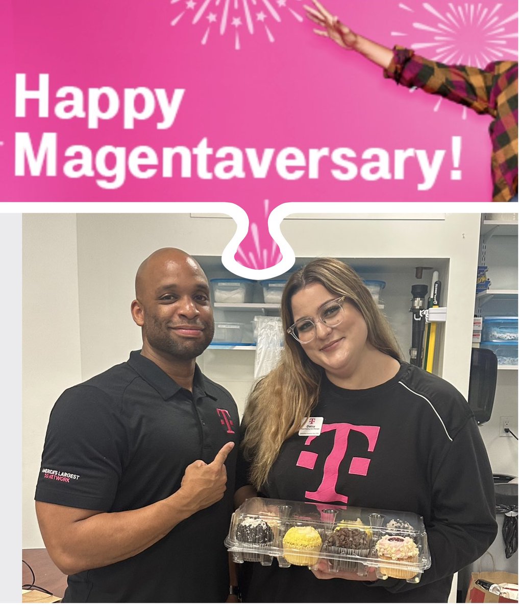 Terry Lafon (@lafonterry) on Twitter photo Help me wish my RSM <a href="/DaizyTMO/">Daizy</a> a Happy 5 year Magentaversary!! Thank you for your hard work and everything you do for the Omaha/ Mountain plains market !!! <a href="/domjrcoleman/">Dom Coleman</a> <a href="/SteveLessor/">Steve Lessor</a> Help me wish my RSM <a href="/DaizyTMO/">Daizy</a> a Happy 5 year Magentaversary!! Thank you for your hard work and everything you do for the Omaha/ Mountain plains market !!! <a href="/domjrcoleman/">Dom Coleman</a> <a href="/SteveLessor/">Steve Lessor</a>