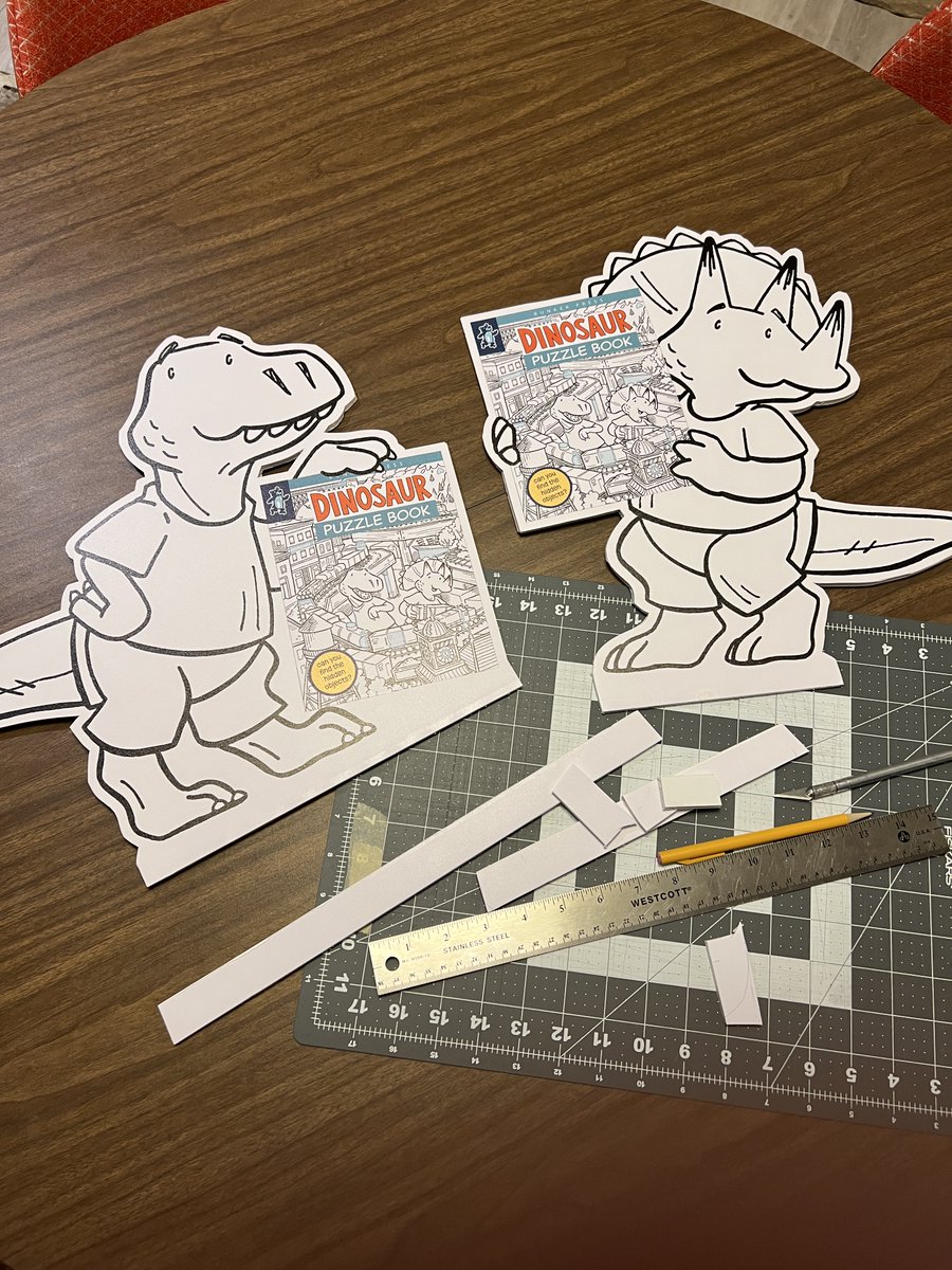 BunkerPress's tweet image. Our top-notch sales team (is made of foam board)!

Visit BunkerPressBooks.com for details

#KidsBooks #PuzzleBooks #Dinosaurs #Puzzles