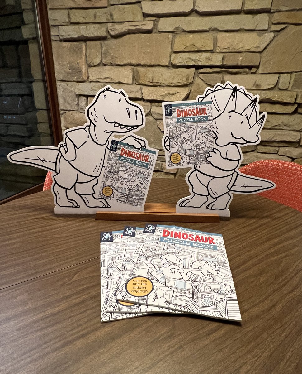 BunkerPress's tweet image. Our top-notch sales team (is made of foam board)!

Visit BunkerPressBooks.com for details

#KidsBooks #PuzzleBooks #Dinosaurs #Puzzles