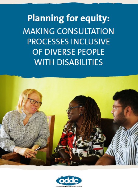 ADDCnews's tweet image. NEW RESOURCE! We’ve developed a roadmap to good practice disability-inclusive consultation, grounded in recommendations from OPDs and #PeopleWithDisabilities

See our “Planning for Equity” paper with @CBMAustralia @DisabRightsFund    👉 bit.ly/3YSjjOY
#LeaveNoOneBehind