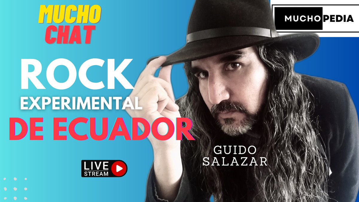 ¡En vivo!!!
youtube.com/live/FSPTd9SNN…
Guido Salazar, de la banda DOMO, está en MuchoChat, el chat en vivo de MuchoPedia, para hablar de sus nuevos proyectos. ¡Qué música tan bacán!!!!