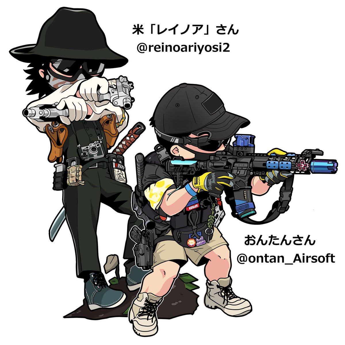 「デフォルメ絵のお仕事受け付けております。 イラスト化したいお写真や元イラストをD」|ねんまつたろうのイラスト