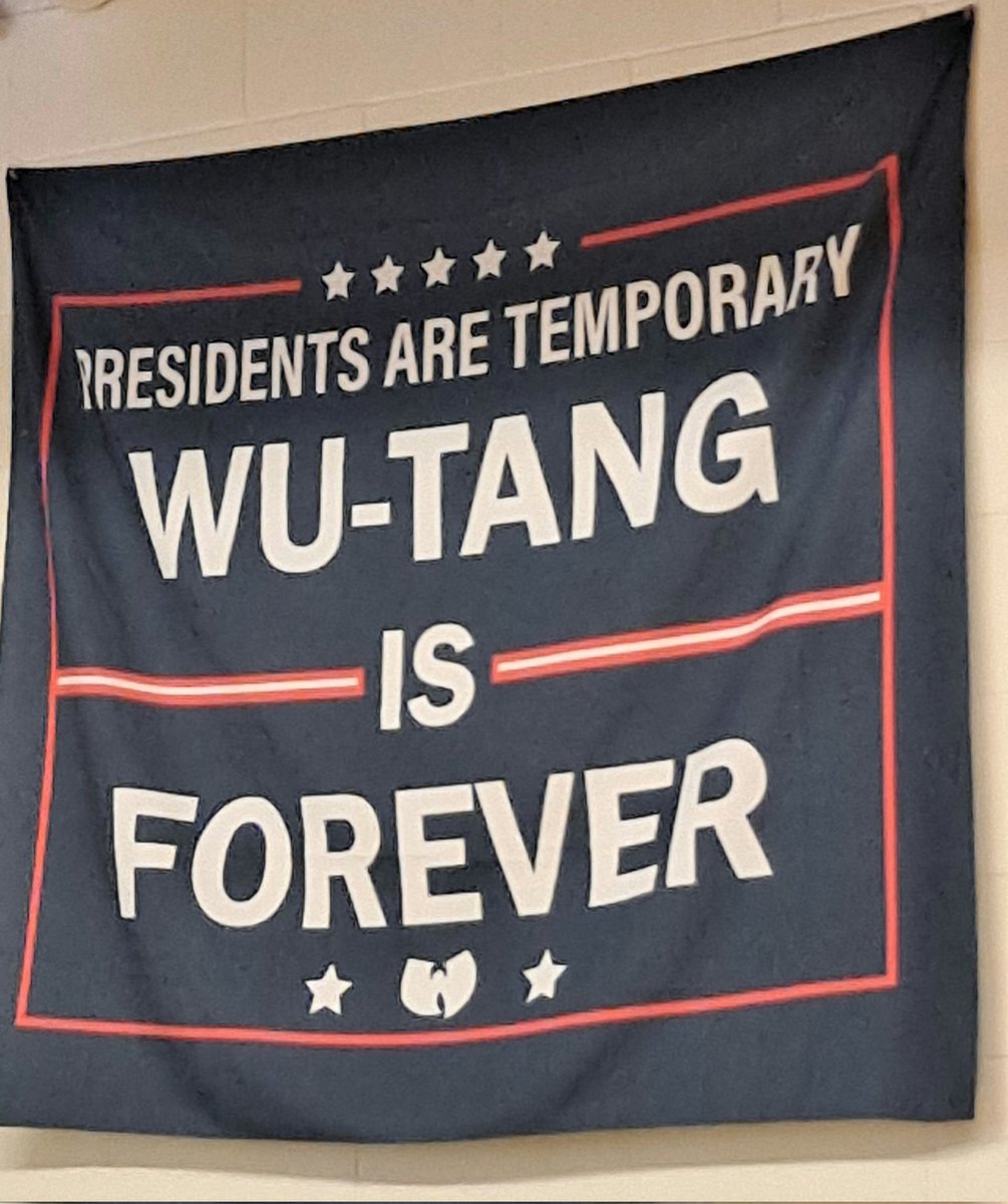 My son's Language Arts teacher has this hanging on the wall. Wu Tang Is for the Children! #WuTangIsForever
