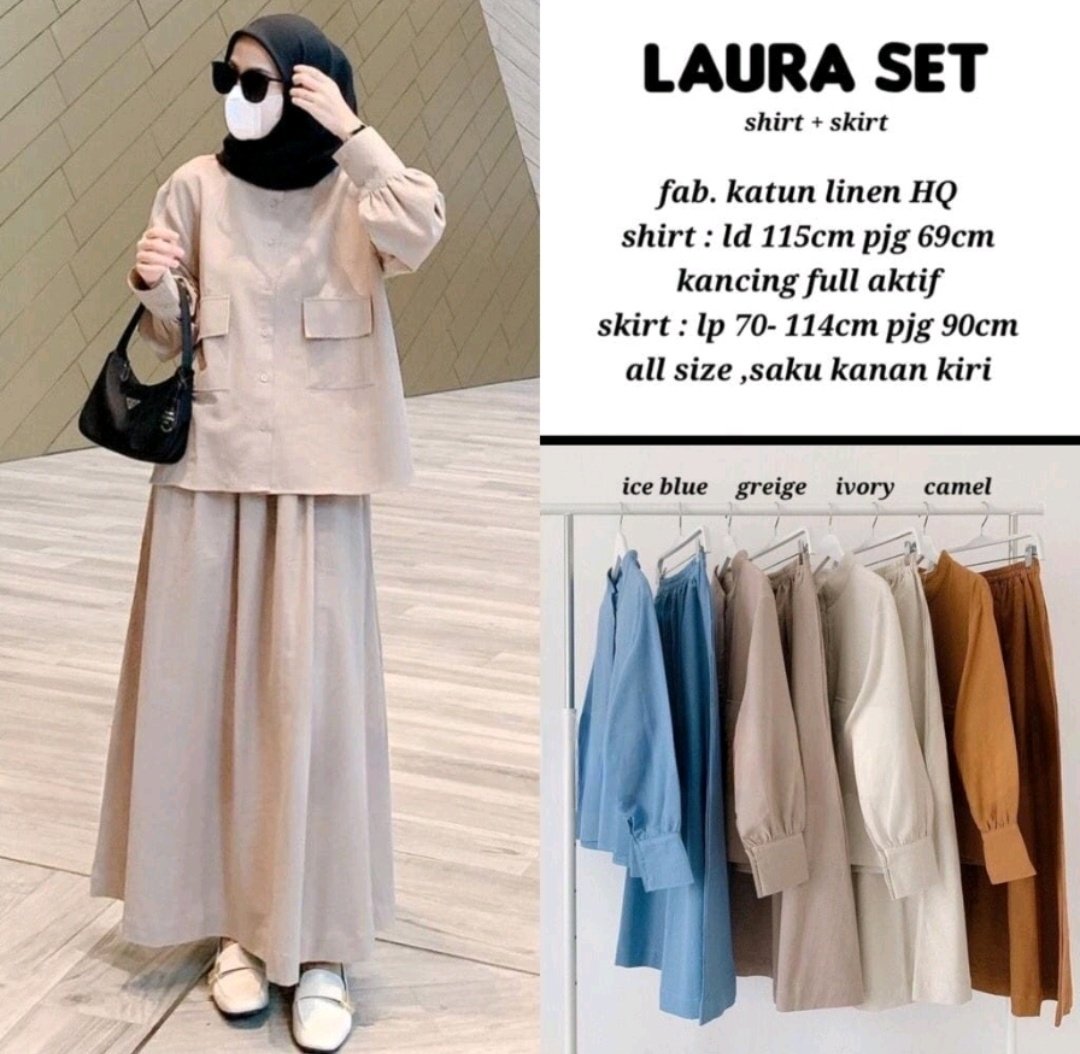 Nafix18's tweet photo. OMG, just found a shop that sells cute outfit (blouse + skirt) and it's super affordable! 

A thread https://t.co/laWyRMUQcG