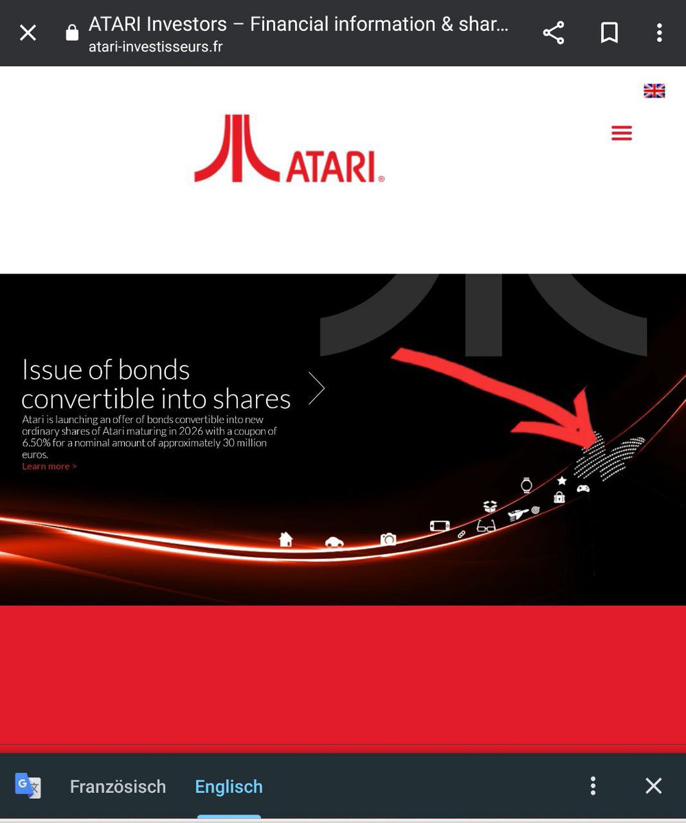 Atari investors take note-

The @SIGFOX logo is an Easter Egg at the bottom of a page in @Atari’s financial report last month.

#Atari #SigFox $Alata $ata $Pongf #iot #IoTCommunity #investment #business

@iotbusinessnews @IoTchannel @iotforall @BuildingIoT @TheIoT 
@IoTwatcher