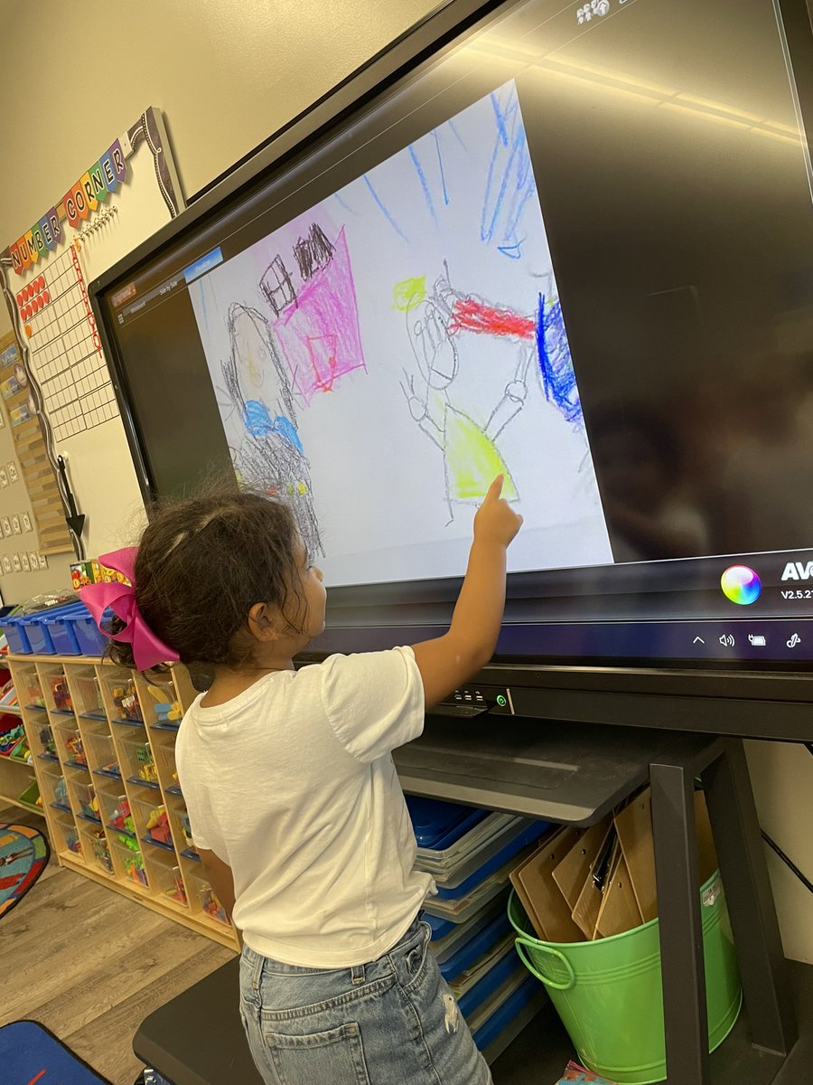 We are illustrators! My class loved collaborating together and adding details to their pictures! Loved listening my Kinder Grizzlies share their writing!  #geanchored <a href="/Angela_bland1/">Angela Campbell Bland</a> <a href="/MrsRFiore/">Rebecca</a> <a href="/HumbleISD_GE/">Groves Elementary</a>