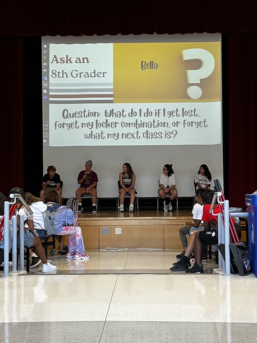 AVID 8 Student leaders shinning on stage during Stingray Cove today! Making <a href="/RittaP_02/">Cheritta Pridgen</a> &amp; I very proud 💗

Trust the process, AVID changes lives!