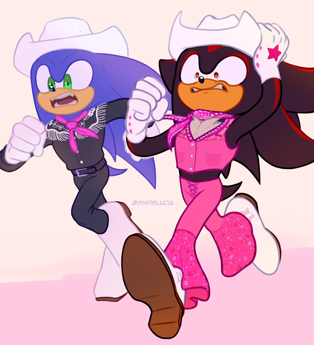 Sea口モ on X: the idol! Sonic x bodyguard! Shadow au's of