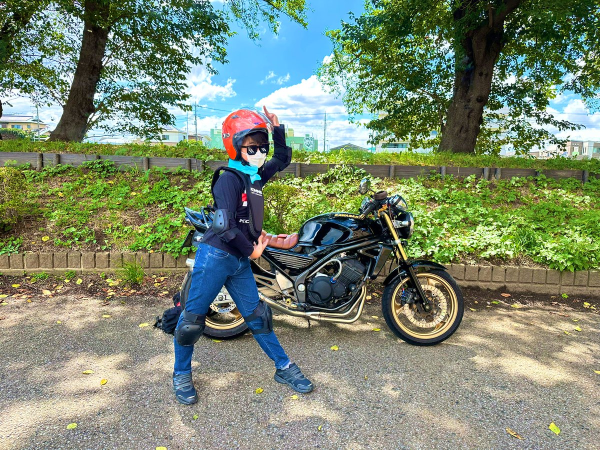 ブラザーと江ノ島タンデムツーリングしちゃう♡ ヤエーかますぞオラっ