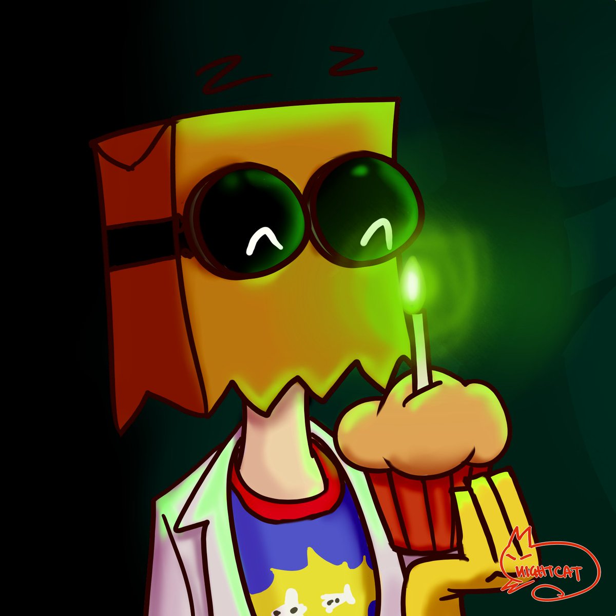 Feliz cumple #DrFlug 
#fanartVillanos #fanart 
Un dibujin rapido