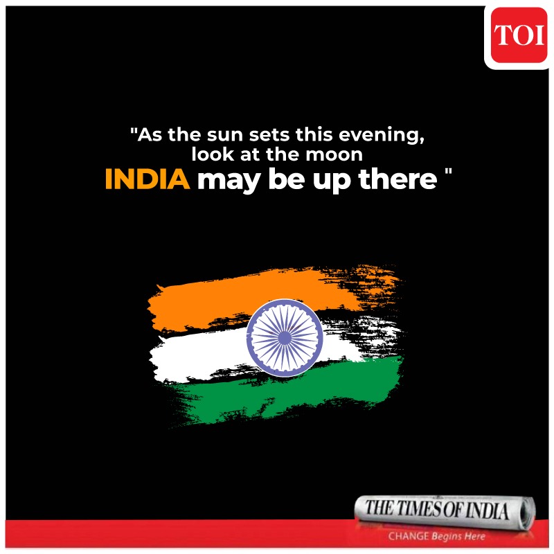 timesofindia's tweet photo. India's Space Triumph!

This quote below from TOI's report says it all🙂#Chandrayaan3 soars high, proving our nation's prowess in space exploration. Congratulations ISRO for this incredible achievement! Let's continue  reaching for the stars! https://t.co/53wHcE8Cao

#ISRO #Unstoppable #Chandrayaan_3 #ToTheMoon