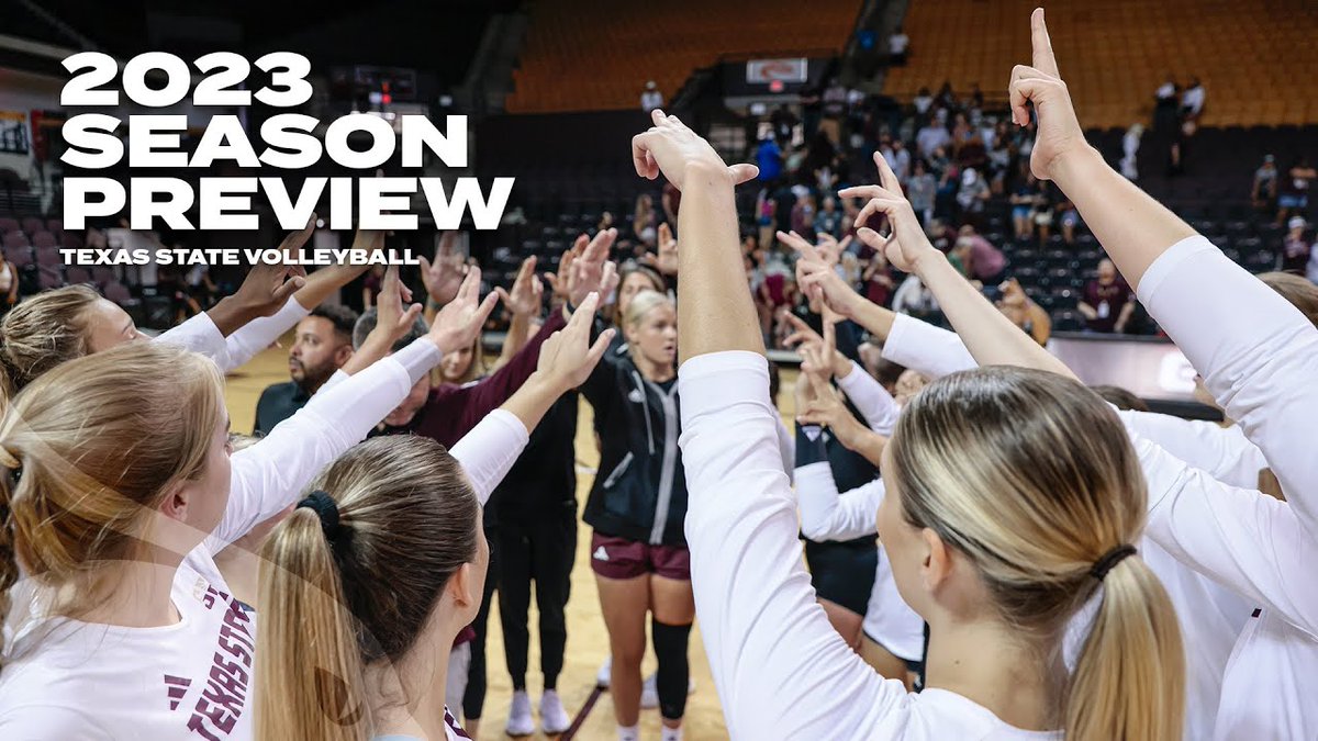 The 2023 @TexasStateVball Season Preview is now available!📺 Check it out: bit.ly/3YTSf1O #EatEmUp