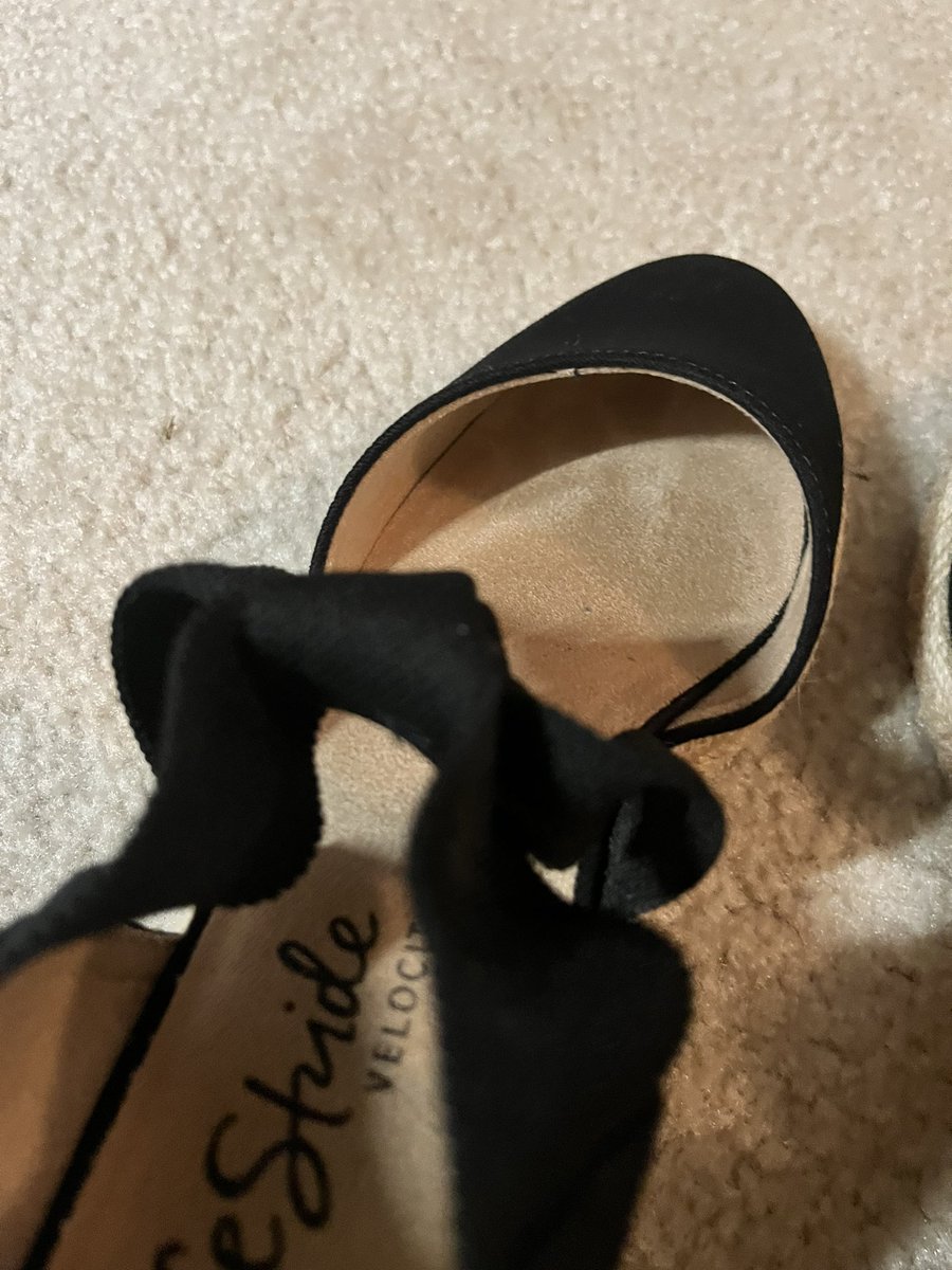 So, I was excited to order new shoes for a trip from #OffBroadwayshoes which is now <a href="/rackroomshoes/">rackroomshoes</a> . They arrived used!!!! Toe prints and all. At least they offered me reward points. Gross