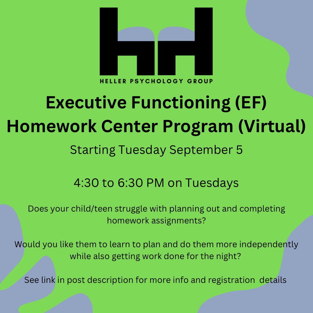 Does your child/teen need help getting started and staying on task with their homework? Check out our new program launching soon. #ADHD #executivefunctioning #planning #priority #wellness