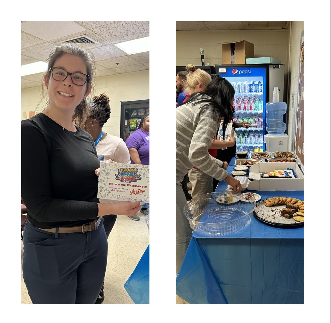 hines_lakecia's tweet photo. A special Thanks to @GloryDaysGrill for providing lunch to our staff! #HinesHighlights #upstoppable @GlyndonES @BCPSTitleI @Robinson2Tracy @mordakowski @csnyder5BCPS https://t.co/MJMBlnzNqj
