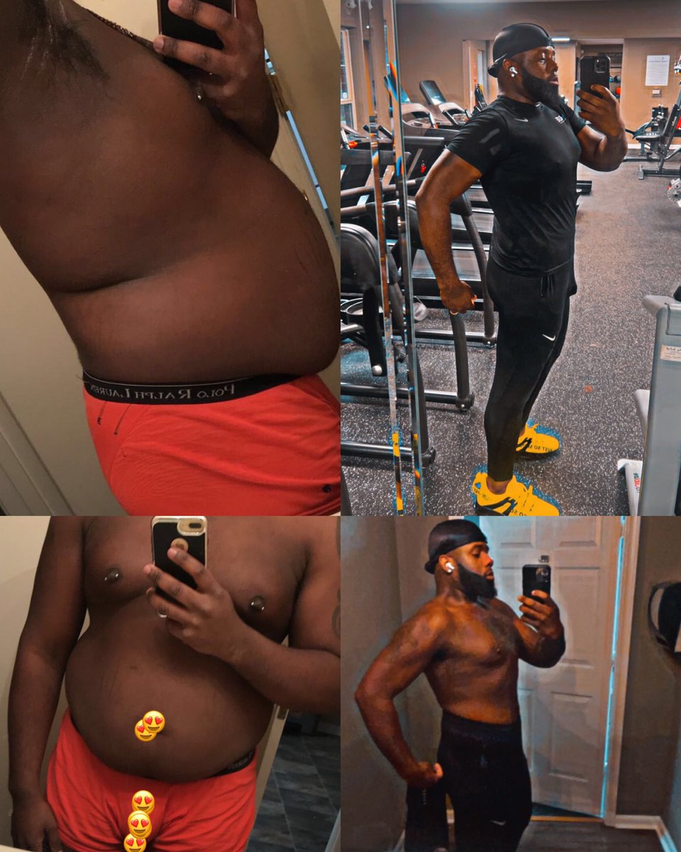 your_medicalguy's tweet photo. This is why I’ll never give up on myself EVER AGAIN. This new lifestyle I’ve chosen for me is definitely tough somedays, but well worth it‼️😁💪🏾#fitness #fitnessmotivation #wednesdays #UPDATEDPICS #myjourney #myfitnessjourney https://t.co/P46Xr4hDUO