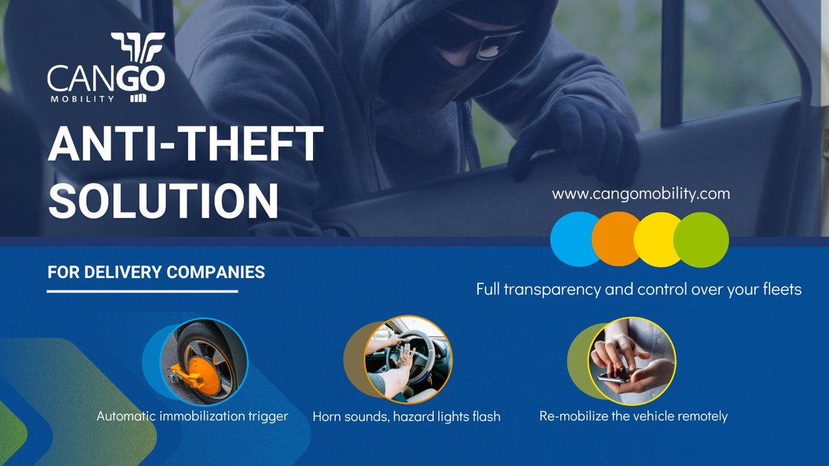 CANGOmobility's tweet image. 🚚🛡️ Strengthen Deliveries with CANGO's Anti-Theft Solution!

✨ Auto immobilization
✨ Smart data capture &amp;amp; alerts
✨ Engine immobilization

Boost security &amp;amp; cut costs! 
buff.ly/3X0pfVa

#AntiTheftSolution #FleetSecurity