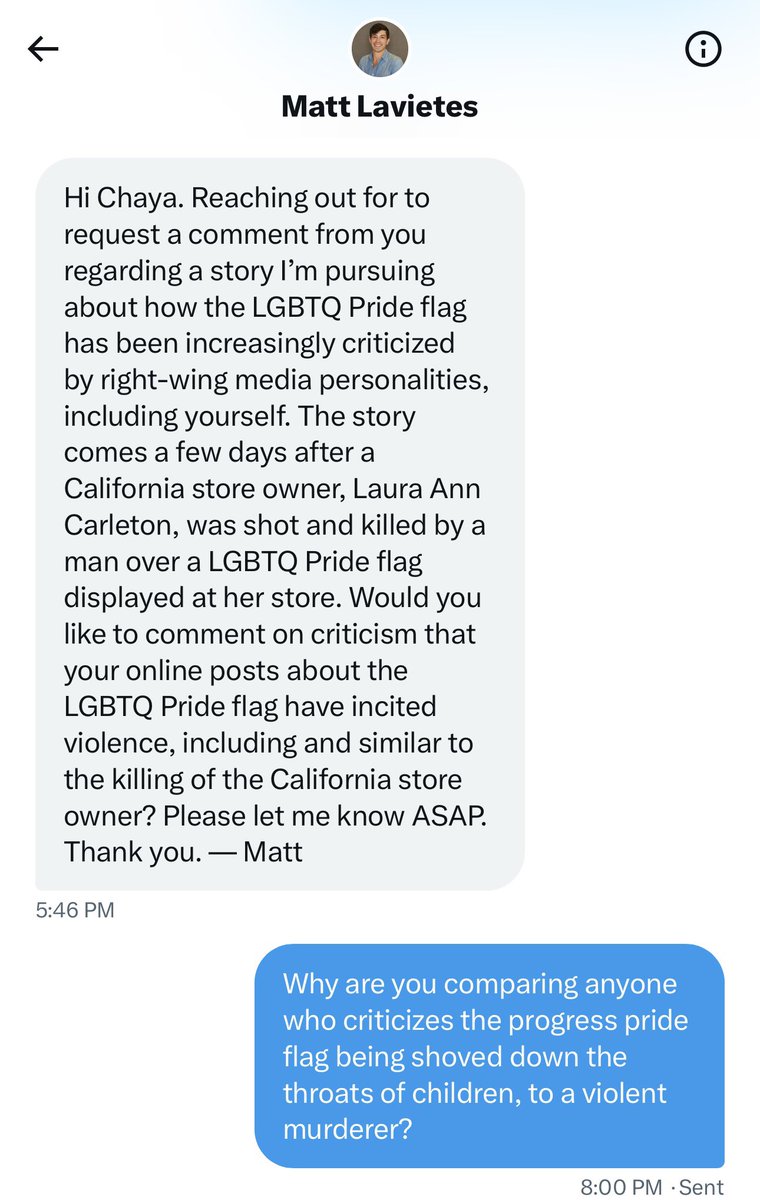 libsoftiktok's tweet photo. NBC and trans activists are blaming a murder on @MattWalshBlog and myself because we dared criticize shoving the progress pride flag down the throats of children. 

Thr media is truly the enemy of the people. They deserve your disgust and contempt. https://t.co/0aIu9zbUfi