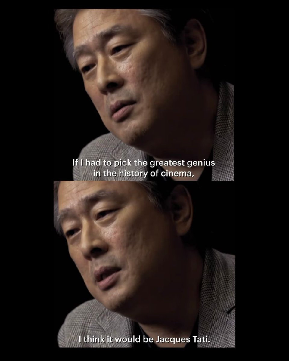 MatthewCutchen's tweet photo. thanks @letterboxd for giving us the interview that explains definitively why #parkchanwook is a modern master…
.
.
.
.
#letterboxd #jacquestati @neonrated https://t.co/hGEk8mi4hq