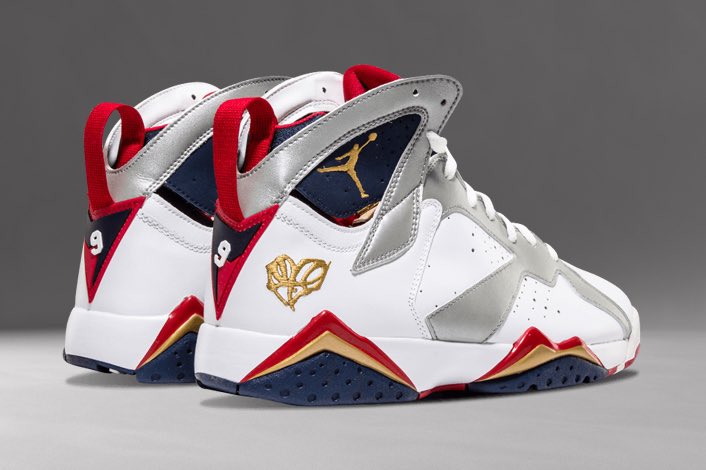 9Pirir's tweet photo. @atmos_usa My favorite Olympic theme sneaker would be the Jordan 7 Retro “For the love of the game.”

Nearly identical to the OG but with a small twist. It was close enough to the original but stood out. It even includes my favorite number.

Size 9.5 #AtmosCollectorsClub https://t.co/lAAMW5Cyze