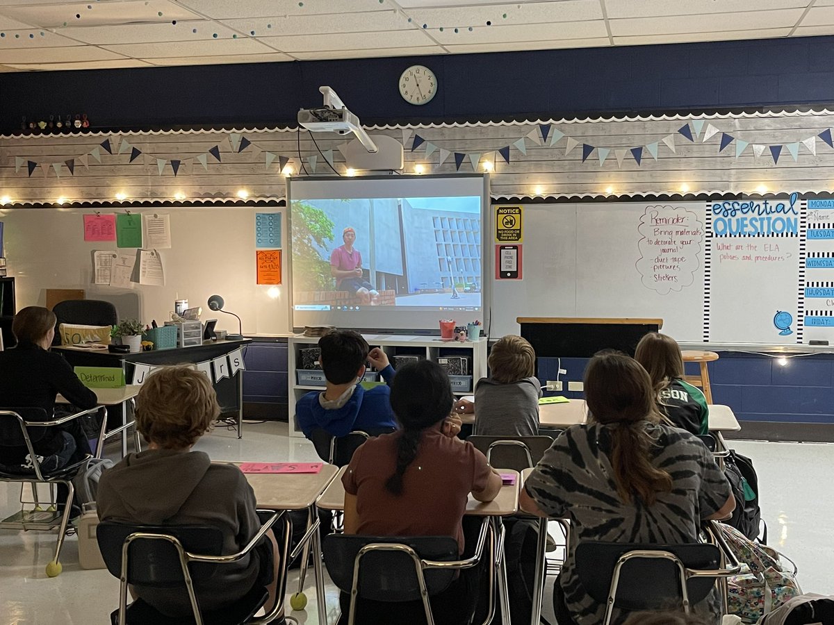 Wednesday is known as College Recruiting Day at BJH! Today students watched a virtual tour of the University of Texas and Prairie View A&amp;M! @avid4college @mjwatts1234 <a href="/BrenhamISD/">Brenham ISD</a> <a href="/BrenhamJHS/">Brenham Junior High</a>