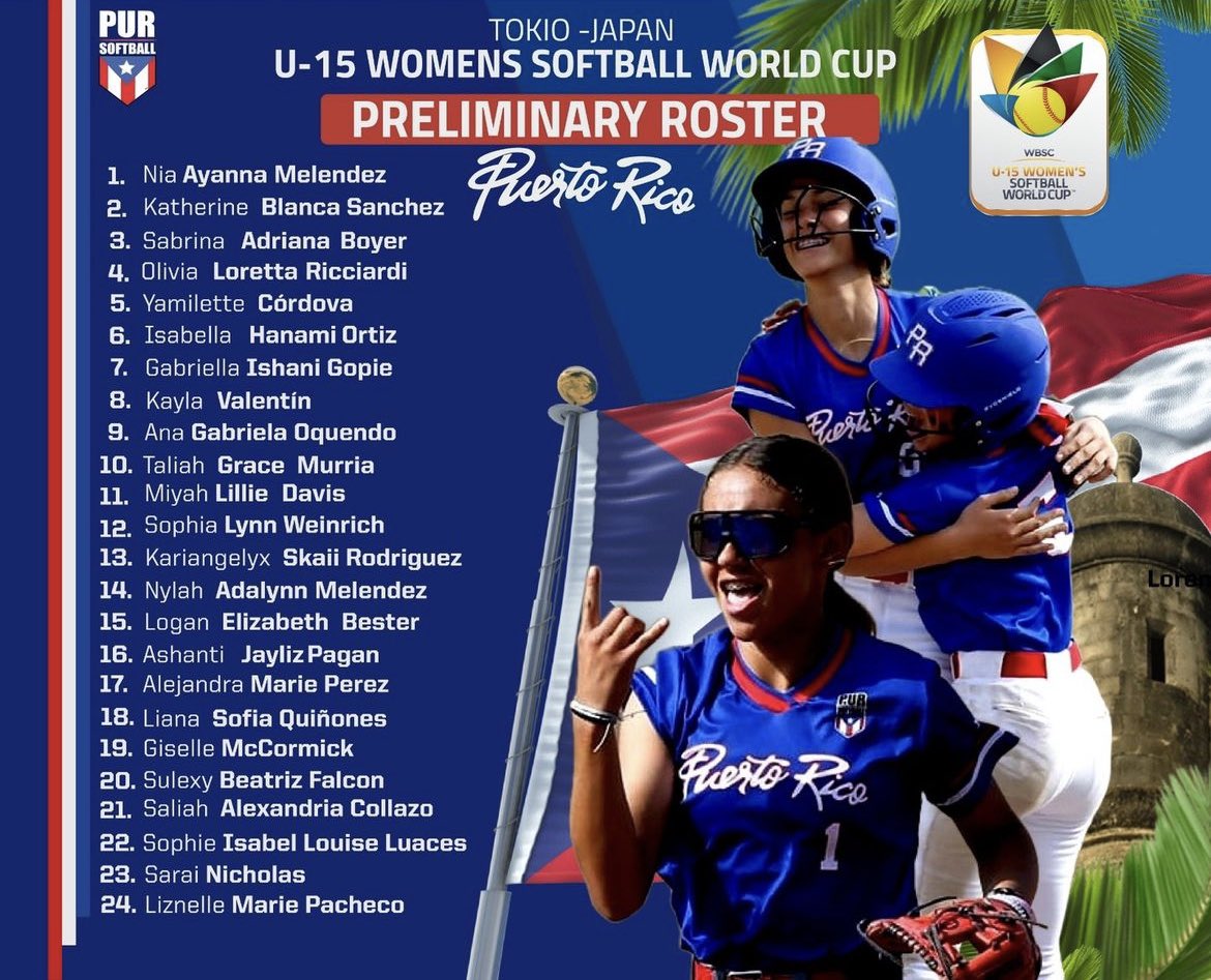 GabyGopie9's tweet photo. so excited and grateful for this once in a lifetime opportunity to represent my heritage this weekend !! @EC05Bilz @ECsoftball_7A @pursoftball https://t.co/ElrDcP8V6t