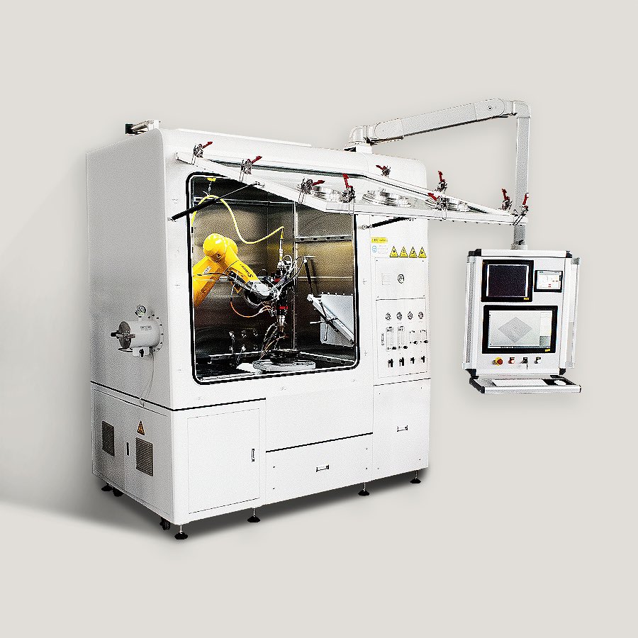 HuiRuiTech's tweet image. The Huirui iLam robot series includes: environmental box laser cladding equipment, robot slide rail cladding equipment, and robot laser intelligent additive manufacturing system #3Dprinting #laser #lasercladding