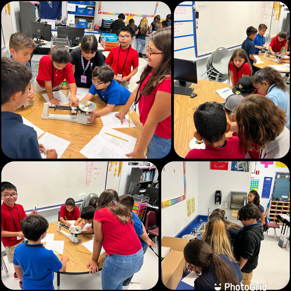 A busy and fun day in our 4th grade classroom. We started the day with a math review using Ball Toss Boogie. Then spent some time at makerspace, and we ended the day with a bubble gum lab. The kids and I really enjoyed it! #DHEBobcats #WeAreClintISD