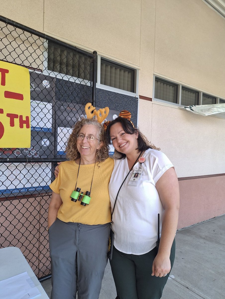 We ❤️ Mrs. Sherrie &amp; Mrs. S! #vista #vistaunifiedschooldistrict #vistaunified #vusd #foothilloak #fho #lim #jungleofjoy #slp #speechpathology #librarian