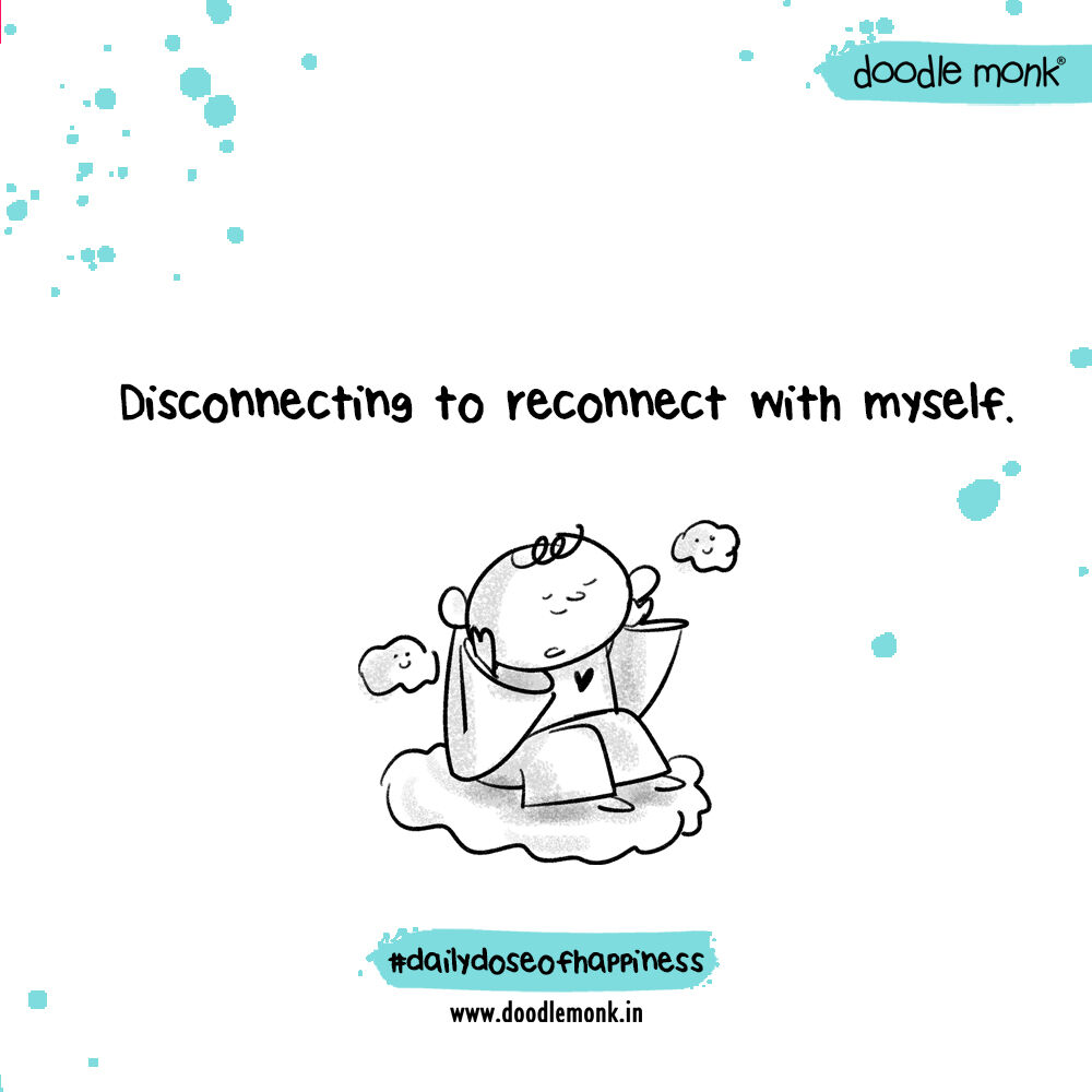 DoodleMonk's tweet photo. Every once in a while it is completely alright to detach and recharge yourself from the worldly noise ! 
Happy morning people :) 
#dailydoseofhappiness #doodlelove #doodlemonk #metime #rechargeyoursoul #solitude #selfdiscovery https://t.co/0WzmdARxo0