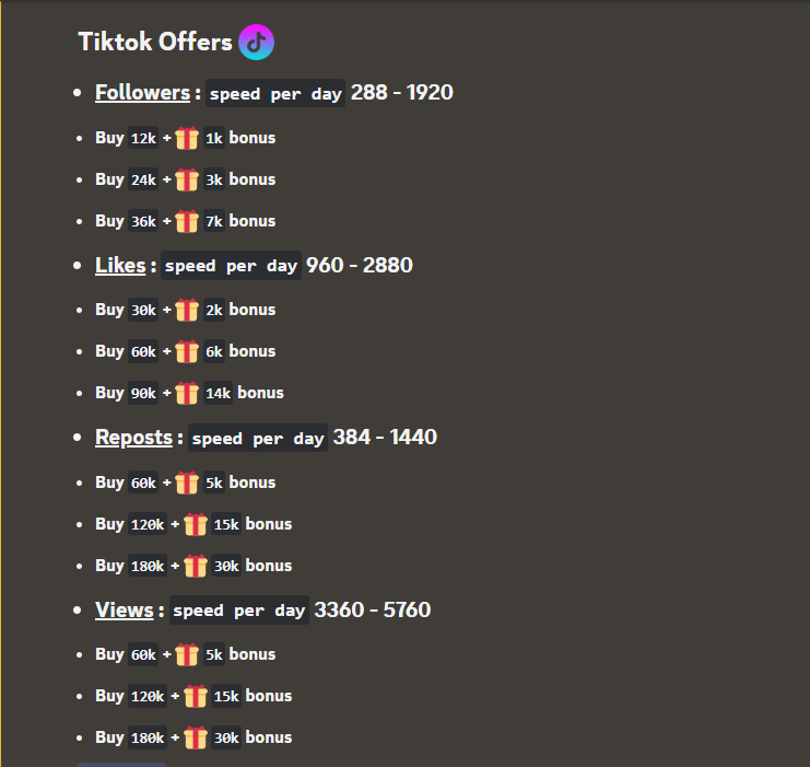 ezzyg_armyz's tweet photo. #TikTok  Special Offers : 
- available only on #SpaceZ server 
- Real interactions from real people, no drop &amp; no bots 
- lowest prices in the #Marketplace  

Invitation : 
https://t.co/1FtkcoYB9b https://t.co/NUGineVFoy