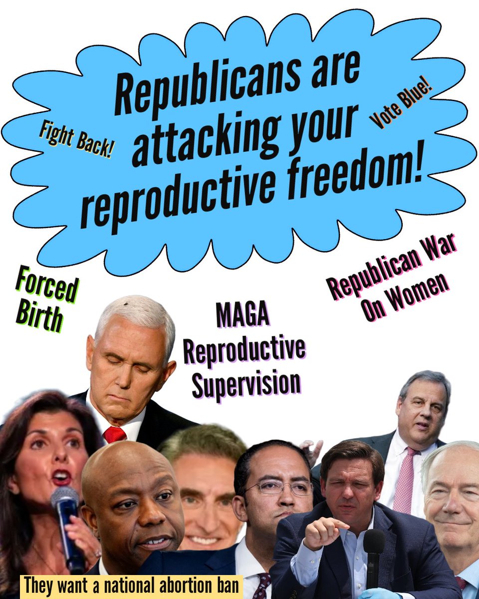 tweetMalena's tweet photo. Let the sht show begin! 
Remember, all these Republican candidates want to control your bodies &amp; make the most important decision about your family!
#DebateNight 
#RepublicanWarOnWomen https://t.co/ijIKvfpads