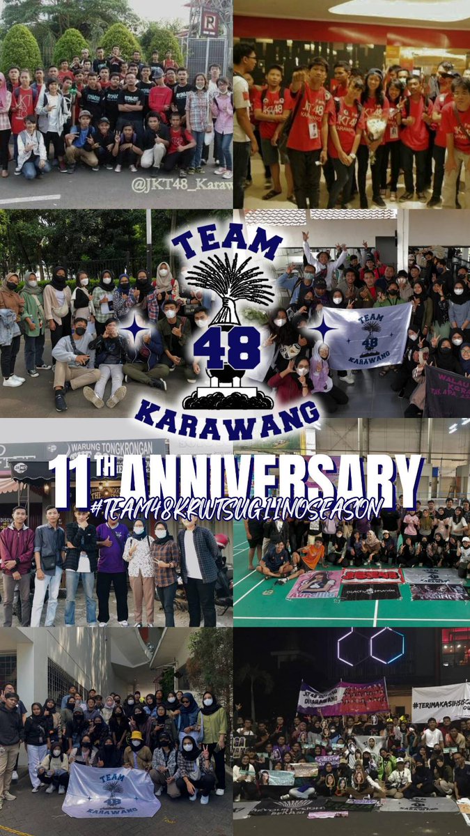 team48_krw's tweet photo. 𝐇𝐀𝐏𝐏𝐘 𝐀𝐍𝐍𝐈𝐕𝐄𝐑𝐒𝐀𝐑𝐘 𝟏𝟏𝐭𝐡🥳
11th tentu bukanlah waktu yg singkat. 11th kami mensupport perjalanan idola kami. Bnyk suka &amp; duka dlm 11th ini. Tapi, kami bsa bertahan sejauh ini karna kekompakan &amp; solidaritas yg kuat. Sekli lg, Happy Anniv!
#Team48KrwTsug11NoSeason https://t.co/RTHtoK1SMJ