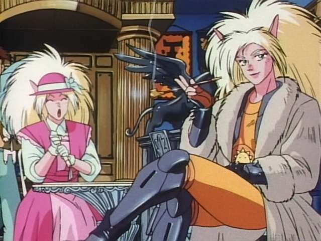 VintageAnimePod's tweet photo. Today's anime #wcw is one of our favorite cat girl pairs: Anna &amp; Uni, the Puma Sisters from #DominionTankPolice. Created to dance, thanks to Buaku, they now want a chance at the finer things in life, through crime. #VintageAnime #GingaTeikoku #Agent21 #CentralParkMedia #Kanpai https://t.co/MkGmOKl8Eh