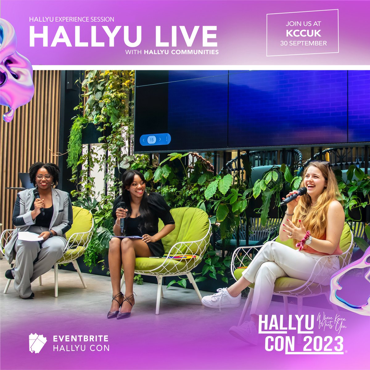 hallyucon_'s tweet image. 📣 Calling all Korean wave enthusiasts! 🇰🇷

Join us for a thought-provoking Hallyu discussion at KCCUK on Saturday, 30th September! 🎤✨

🌟Limited places available, so RSVP now through the link below! 
🎟️rb.gy/qw80b

#HallyuDiscussion #KCCUK #Kevents #HallyuCon2023