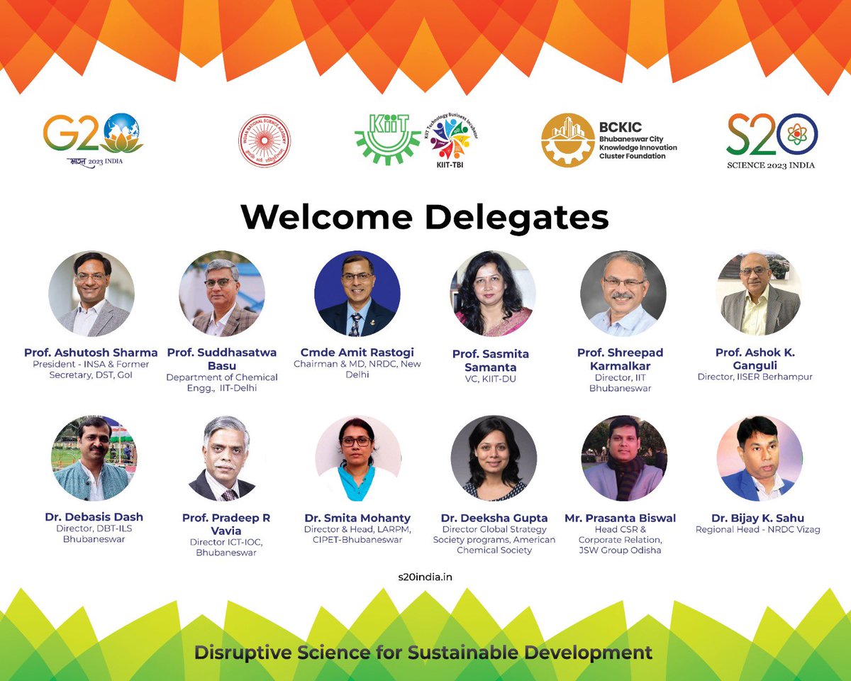 On the way to participate in another interesting <a href="/S20_India/">S20 India 2023</a> event. Look for ward to meet wonderful co-panellists. <a href="/insa_academy/">Indian National Science Academy (INSA)</a> <a href="/KIITUniversity/">KIIT - Kalinga Institute of Industrial Technology</a> <a href="/AmerChemSociety/">American Chemical Society</a> <a href="/Ashutos61/">Ashutosh Sharma</a> <a href="/g20org/">G20 South Africa</a>