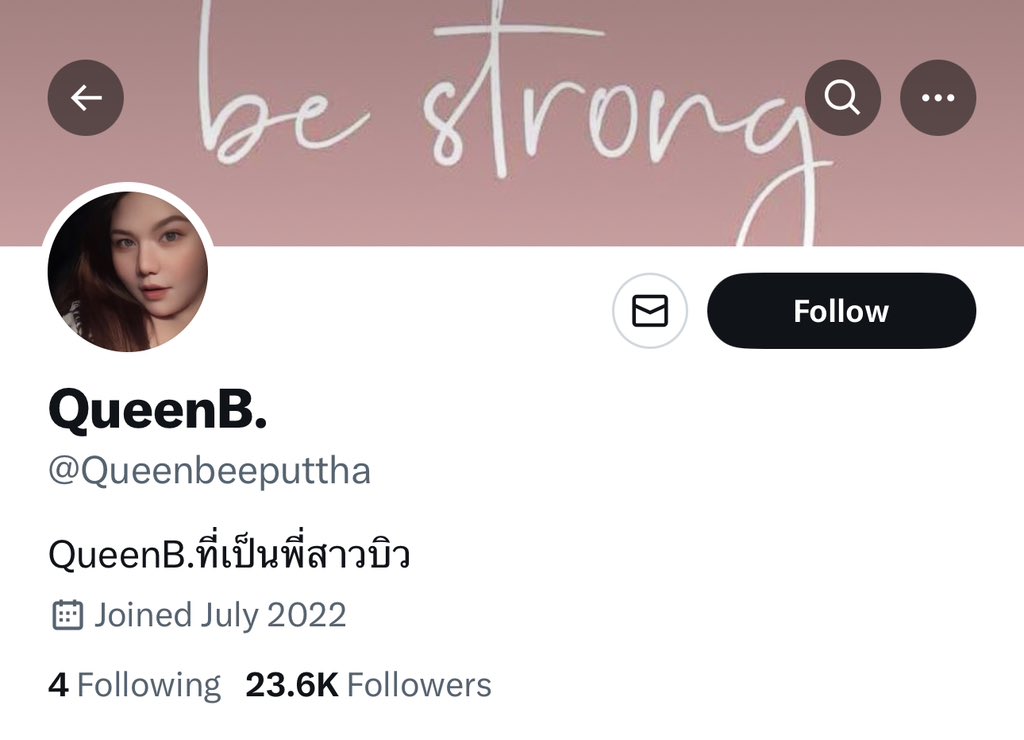 ‼️ Hello luves! Please be aware that P’Bee old account is hacked. Report, unfollow and do not interact. 

- <a href="/Queenbeeputtha/">QueenB.</a> 

#BuildJakapan #Beyourluve
