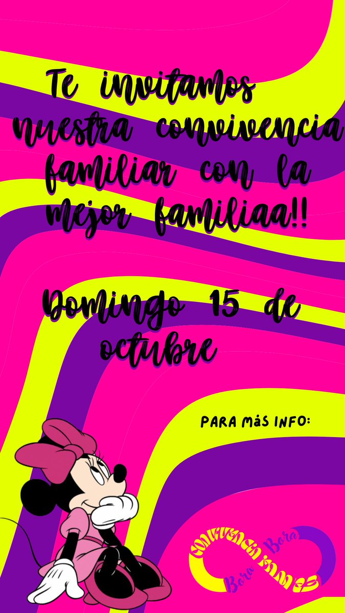Todos invitados a mi convi familiar con la mejor familiaa!! 💜💗💛