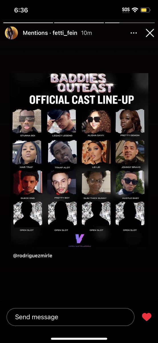 PrettyBoyMirle's tweet photo. THE OFFICIAL BADDIES OUTEAST SZN 1 CAST LINEUP!! ππ¬
#baddiesouteast #v1tvnetwork #RealityTV #Houston #Texas #tvshow https://t.co/gAqxEXvCAk