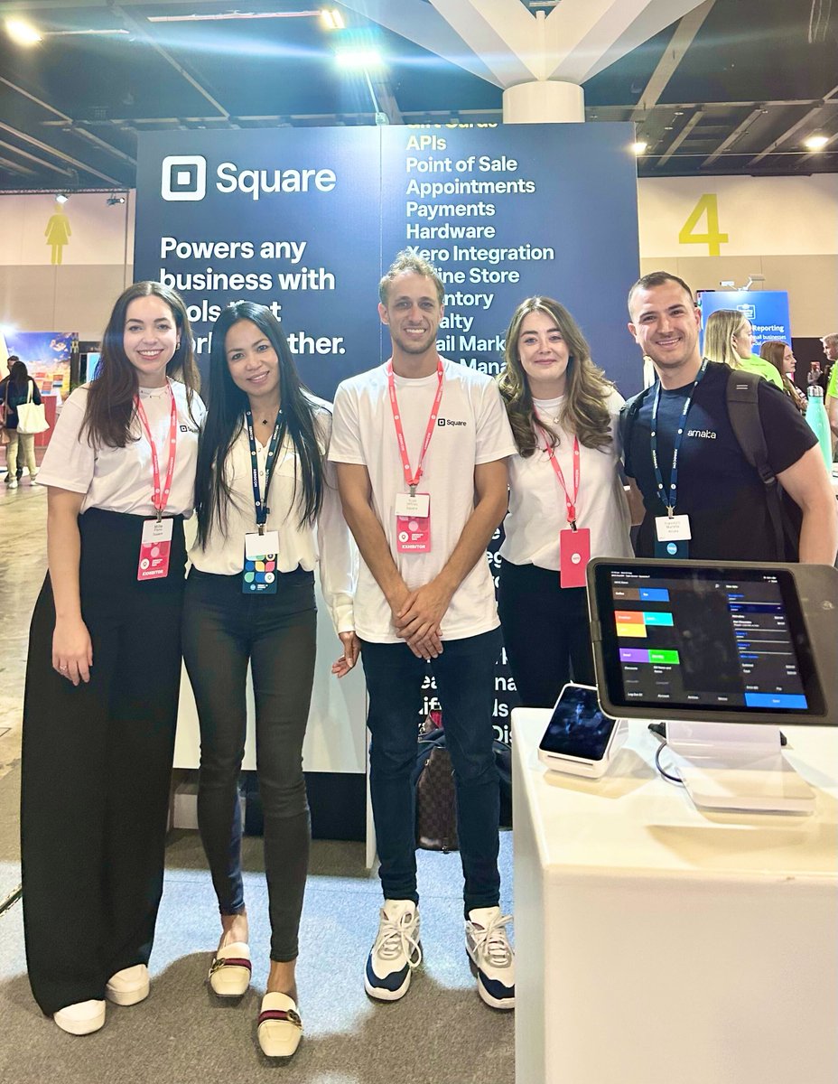 Proud to be at #Xerocon with our partner, Square! 🎉 Have questions about the @Square + @Xero integration by Amaka? Find us at the Square booth! 🔍