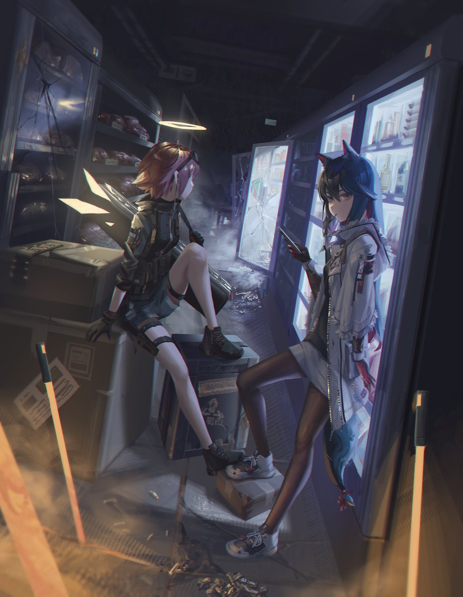 Yuzhen243's tweet photo. #Arknights #アークナイツ #明日方舟 #명일방주 
#Texas #exusiai https://t.co/AFuA1yxYL5